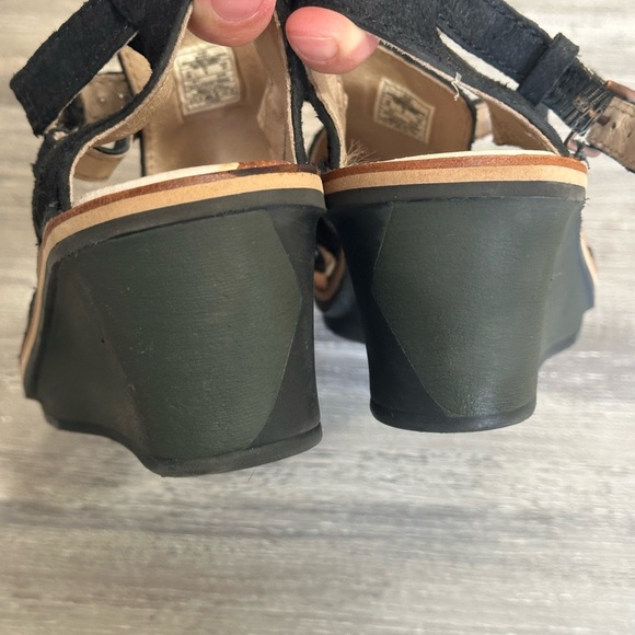 Merrell Sirah Cloak Wedge Black Grain Leather Shoe - Picture 10 of 13